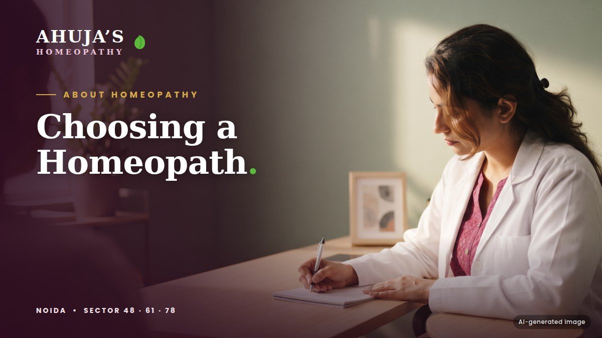 How to Choose a Homeopathy Doctor in Noida